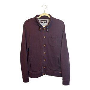Ted Baker Sweatshirt‎ Women's Size 5 Button Down Purple